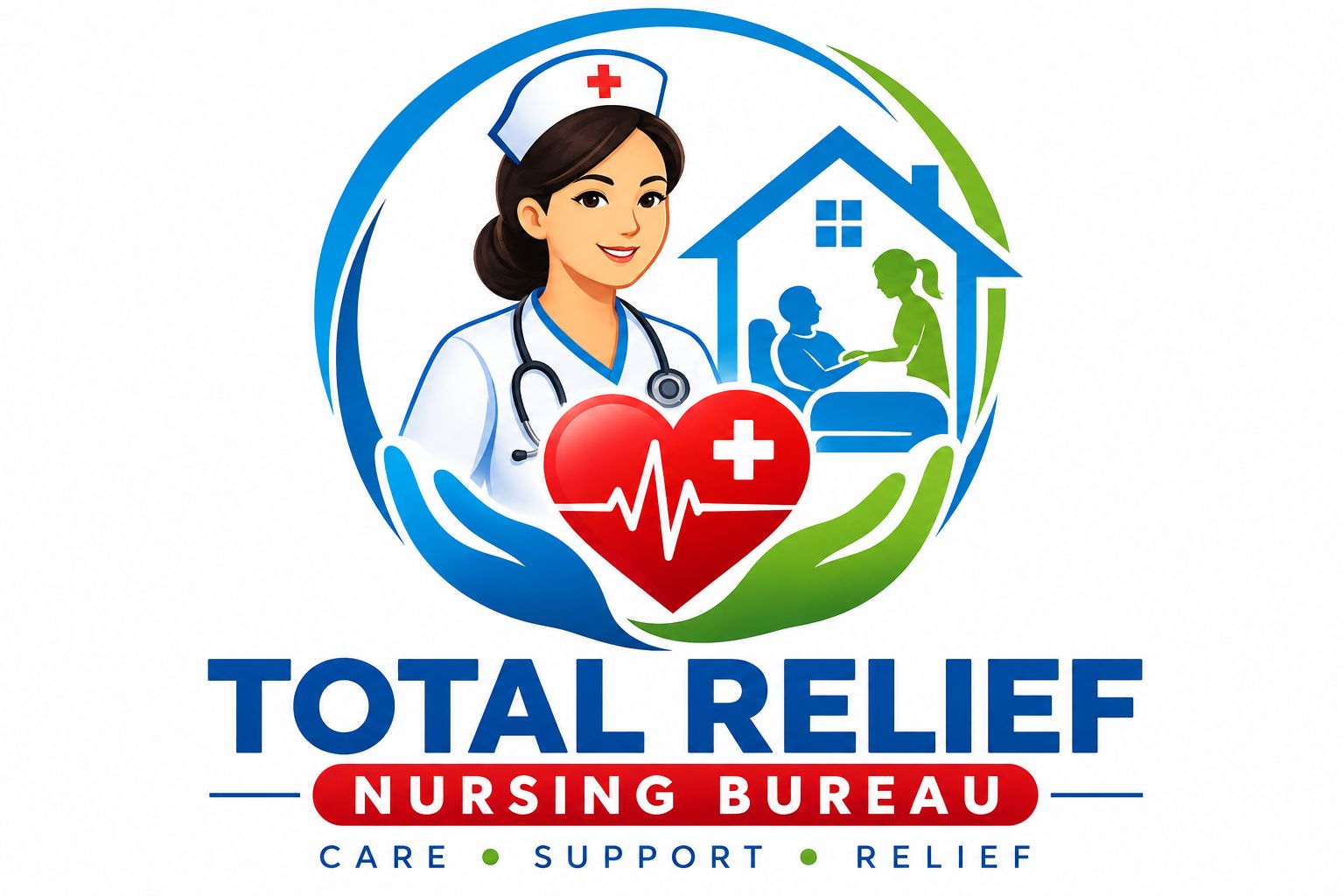 Total Relief Nursing Bureau Logo